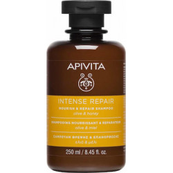 Apivita - Intense Repair Olive & Honey Shampoo Σαμπουάν για Αναδόμηση/Θρέψη για Όλους τους Τύπους Μαλλιών - 250ml